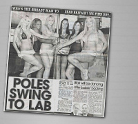 Poles Swing to Lab